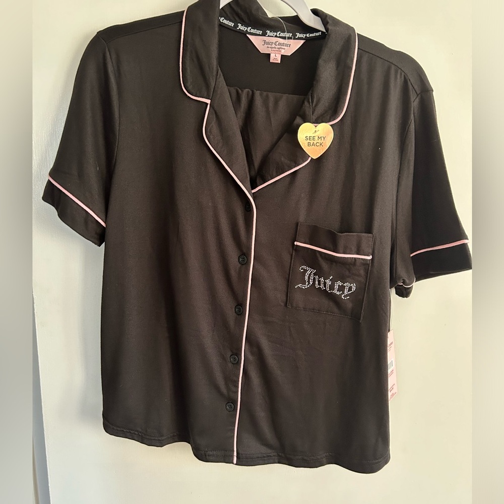Juice Couture Black Shorts Sleepwear